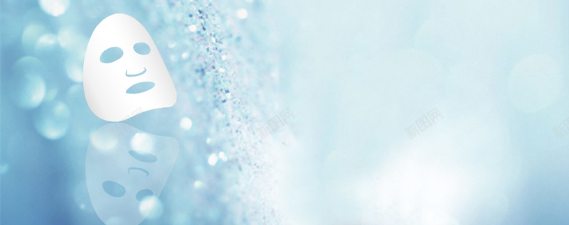 化妆品面膜背景psd设计背景_新图网 https://ixintu.com 养颜 化妆 化妆品 小清新 彩妆 护肤 护肤品 文艺 海报banner 淘宝化妆品 简约 美妆 美妆节 美容 蓝色 补水 面膜