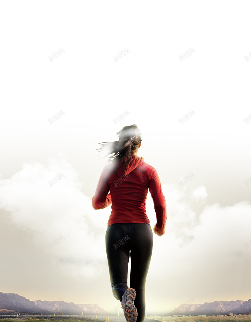 女人运动奔跑背景psd设计背景_新图网 https://ixintu.com 云朵 健康 奔跑背景 女人 小女孩 白云 跑步 运动 马路