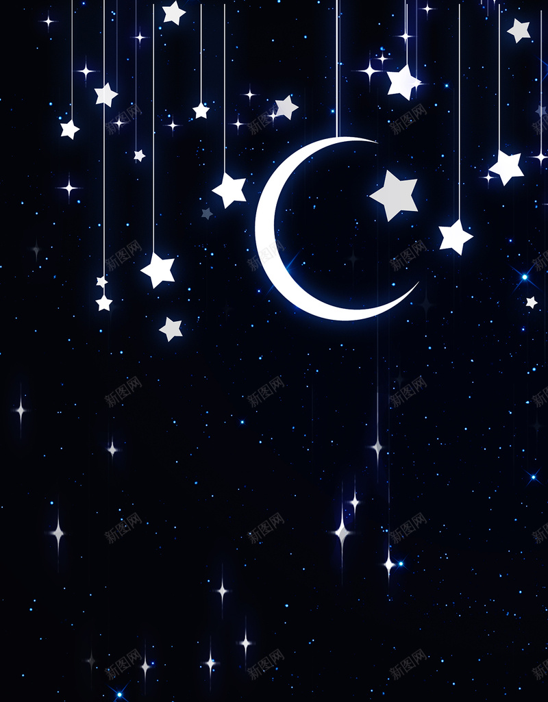 简约星星月亮背景背景图片 素材7sxvvaequ 新图网 简约星星月亮背景背景图片 素材7sxvvaequ 新图网