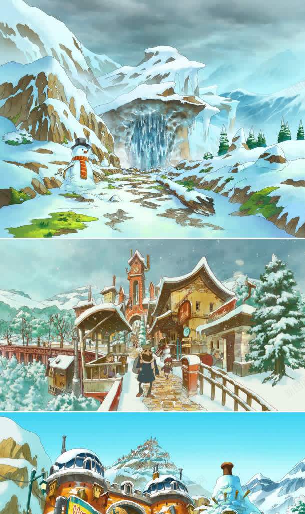 雪山雪景房屋冬天jpg设计背景_新图网 https://ixintu.com 冬天 房屋 雪山 雪景