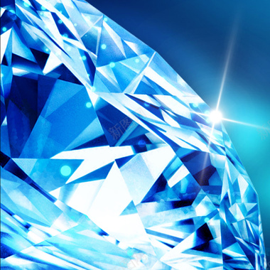 蓝色钻石背景背景