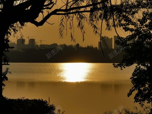 蚌埠龙子湖摄影背景