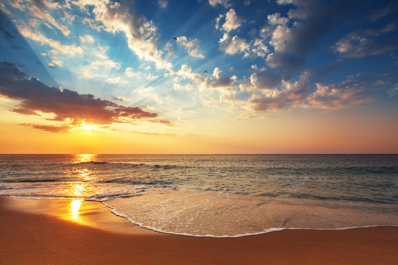 海边沙滩阳光背景jpg_新图网 https://ixintu.com 夕阳 天空 摄影 沙滩 海洋 海浪 照射 落日 阳光 阳光普照 阳光照片 风景