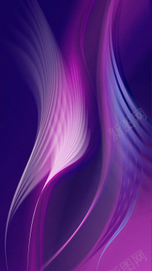 蓝紫色炫彩H5背景背景