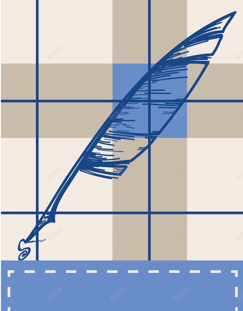 蓝色方块上的羽毛背景矢量图ai设计背景_新图网 https://ixintu.com AI 平淡 方块 海报 矢量图 纹理 细线 羽毛 背景 蓝色 高清背景图