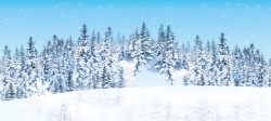 雪上冬背景高清图片