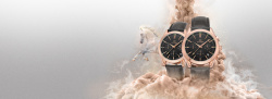 简约奢华手表展示设计高端奢华骏马奔腾情侣手表简约背景高清图片