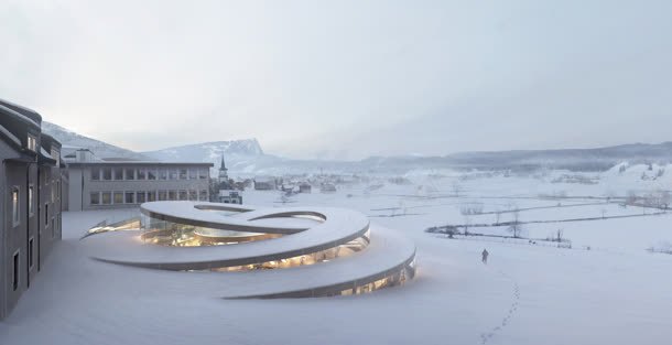 冬季白色雪地建筑物jpg设计背景_新图网 https://ixintu.com 冬季 建筑物 白色 雪地