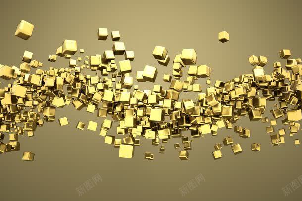 飞舞着的金色正方体jpg设计背景_新图网 https://ixintu.com 几何图形 图片素材 悬浮 正方体 科技背景 立方体 背景花边 飞舞 飞舞着的金色正方体图片 飞舞着的金色正方体图片素材下载