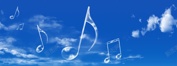 水晶音符背景jpg设计背景_新图网 https://ixintu.com 乐符 水晶图片 水晶音符 自然图片 自然景色 音乐素材