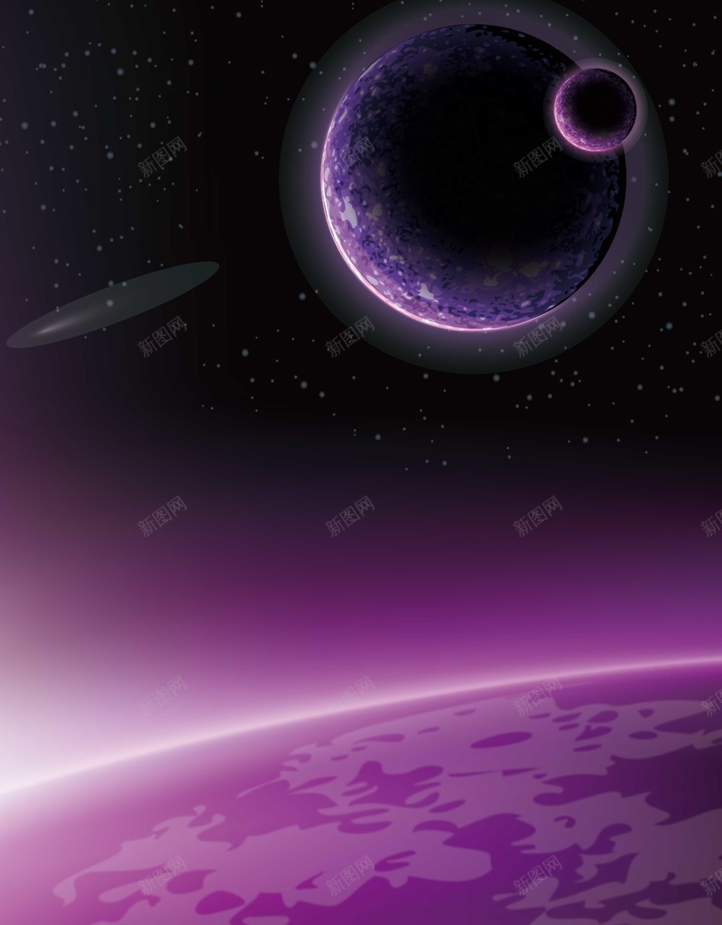 紫色梦幻背景模板矢量图ai设计背景_新图网 https://ixintu.com 星空 梦幻 梦幻背景 渐变 矢量模板 矢量素材 矢量背景模板 紫色 矢量图