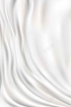 纯色素色布纹质感丝绸白色简约大气背景矢量图高清图片