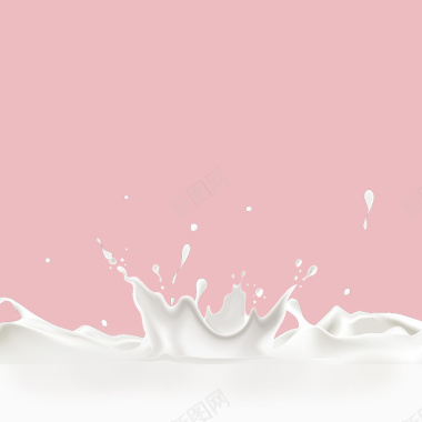 飞溅牛奶奶粉粉色PSD分层主图背景背景