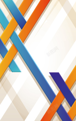 科技公司宽封面精美时尚撞色交叉宽线条画册封面背景矢量图高清图片