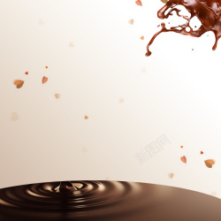 夹心饼干简约巧克力食品PSD分层主图背景高清图片