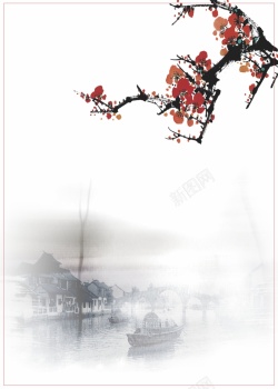 中国风龙水墨画中国风水墨画cdr海报背景模板高清图片