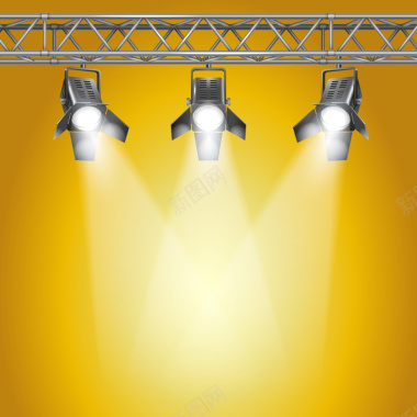 舞台灯照射效果产品展示平台背景矢量图背景