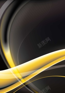 曲线渐变背景模版矢量图背景