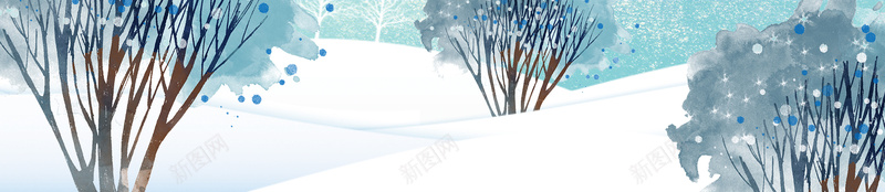 冬季文艺大雪小清新蓝色bannerpsd设计背景_新图网 https://ixintu.com 冬天 冬季 冬季暖歌 冬日暖歌 冬至 大寒 大雪 寒冬 小寒 小雪 暖冬 节气 设计 雪 雪景 雪花