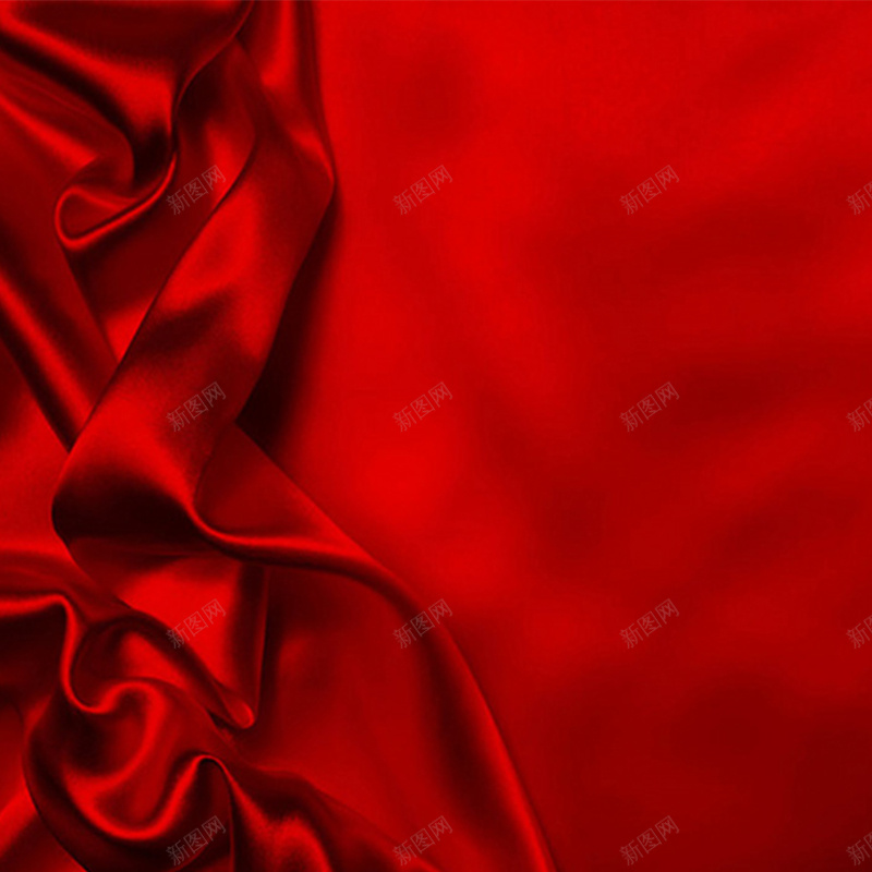 中国元素红绸jpg设计背景_新图网 https://ixintu.com 丝绸 中国风 主图 热情 红色