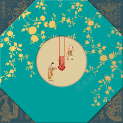 中国风节日烘托中国风古典古人海报背景高清图片