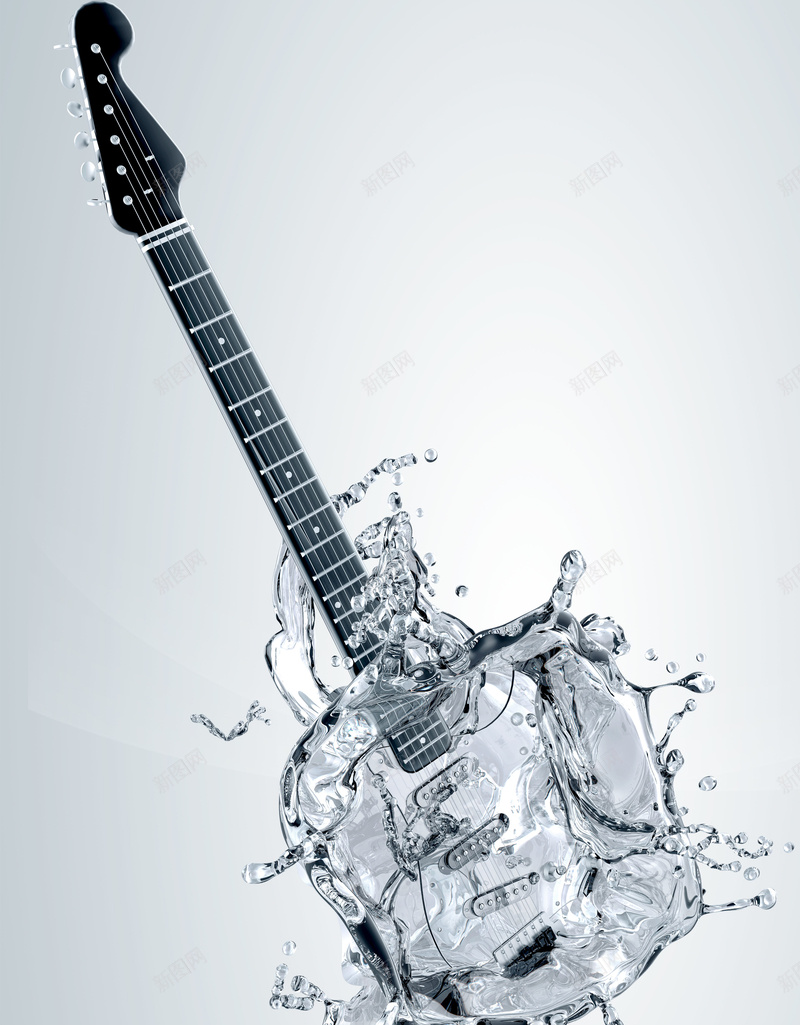 音乐会海报背景psd设计背景_新图网 https://ixintu.com 吉他 激情 狂欢 音乐