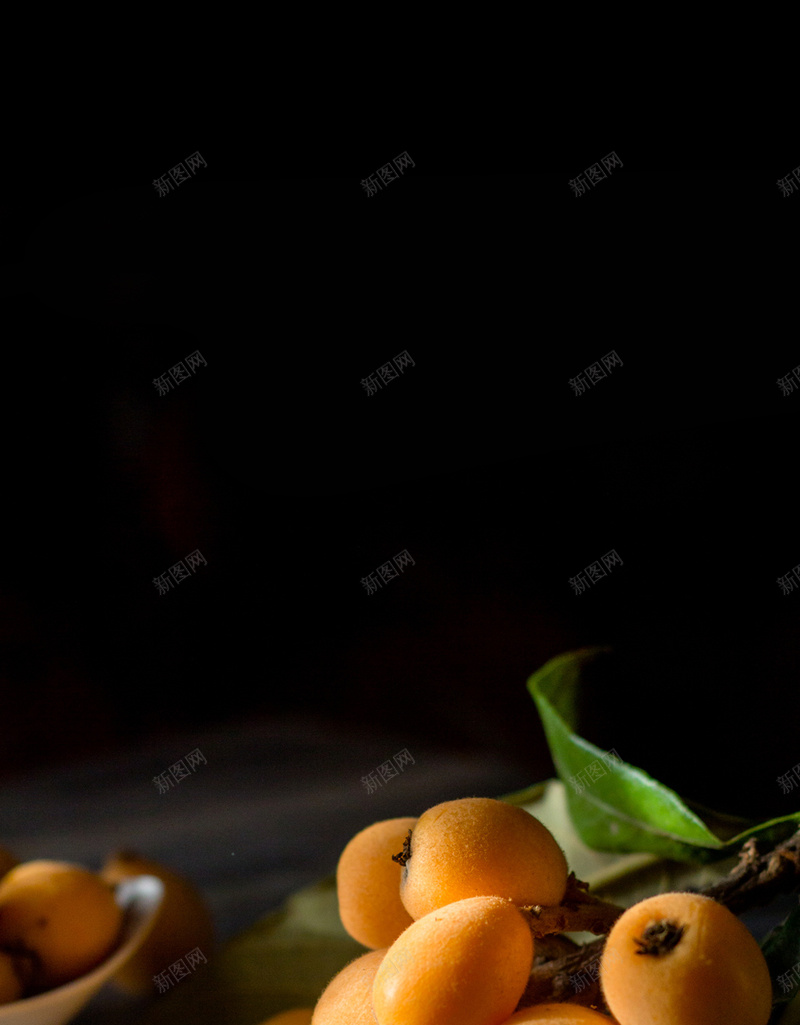 橙色枇杷水果H5背景jpg设计背景_新图网 https://ixintu.com H5背景 唯美 小清新 文艺 枇杷 橙色 水果 水果背景 简约