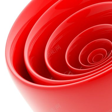 红色大圆套小圈的圆形背景