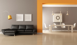室内装修设现代风格沙发背景高清图片