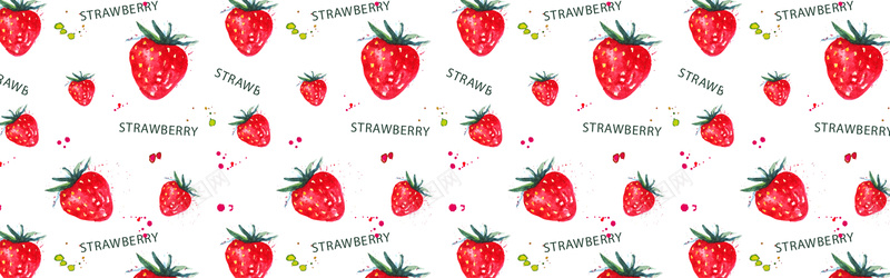 红色草莓背景图矢量图背景