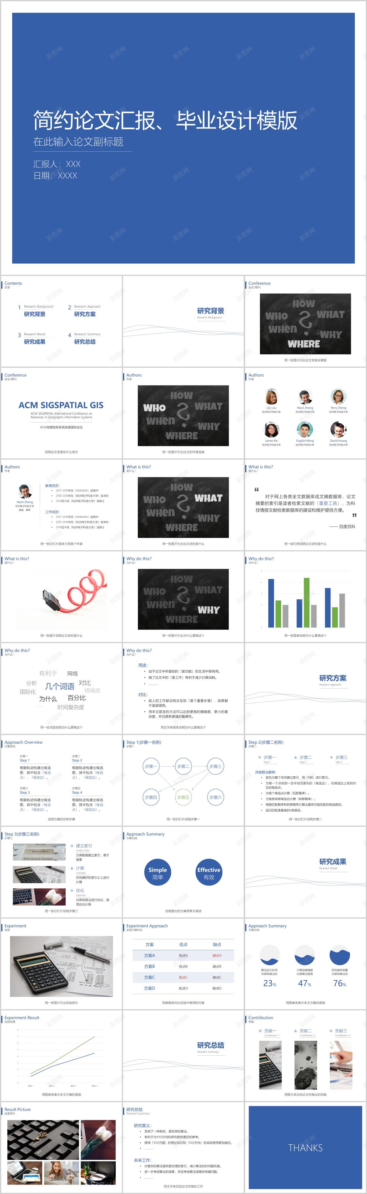 蓝色极简商务论文答辩模板PPT模板_新图网 https://ixintu.com 商务 极简 模板 答辩 蓝色 论文