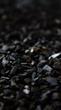 黑色石头质感摄影H5背景摄影图片