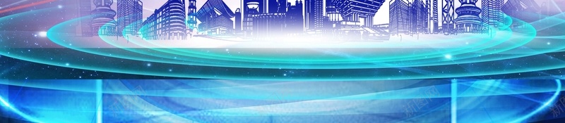 智能科技城市海报psd设计背景_新图网 https://ixintu.com AI智能 商务智能 城市 大气 建筑 智慧科技城市 智能城市 智能时代 蓝色