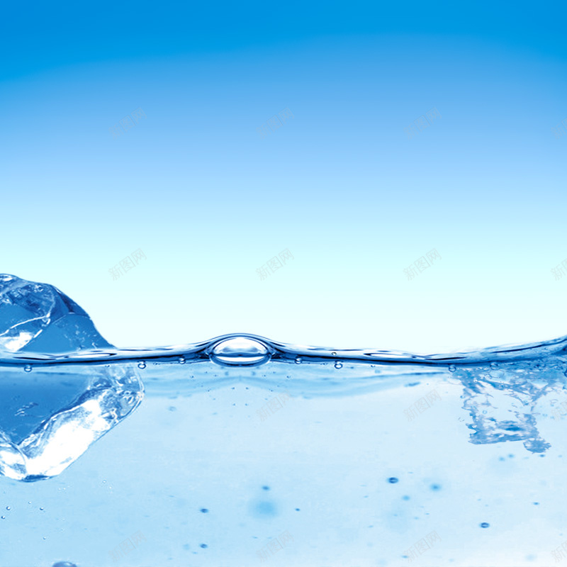 冰块促销推广主题psd_新图网 https://ixintu.com 主图 冰块 摄影 蓝色 风景