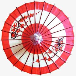 撑开中国风油纸伞撑开的油纸伞高清图片