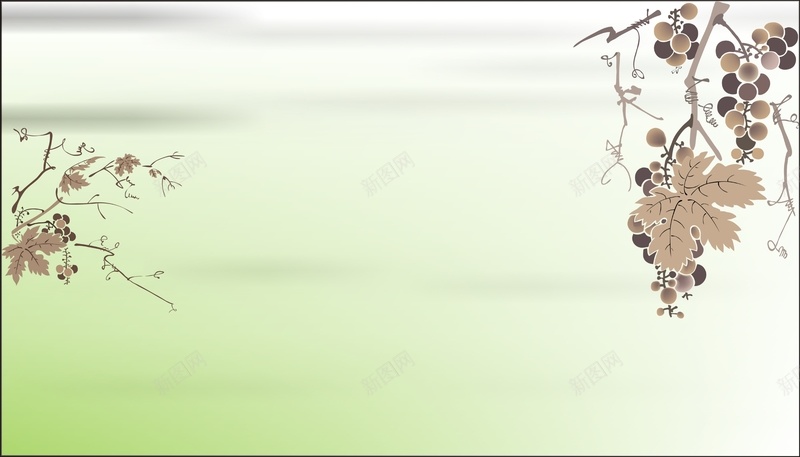 美容海报背景模板大全cdr设计背景_新图网 https://ixintu.com 中国风 养生海报 古风 大全 开心 是水彩画 美容海报 美容背景 花卉 葡萄