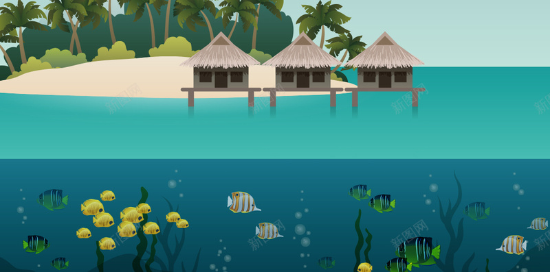 海南三亚5天游H5背景矢量图ai设计背景_新图网 https://ixintu.com 5日游 AI H5 三亚 旅游 海南 海南三亚5天游 矢量下载 背景 矢量图