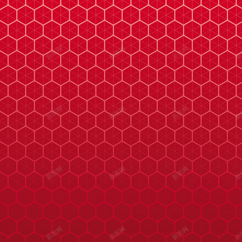 简约红色六边形格子背景jpg设计背景_新图网 https://ixintu.com 主图 六边形 几何 扁平 格子 渐变 简约 红色 蜂巢