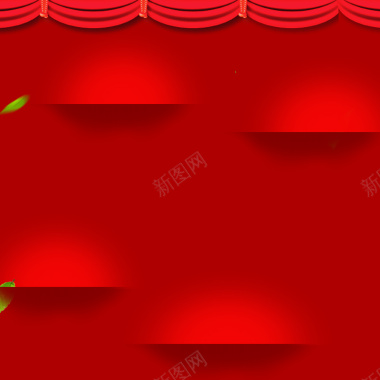 中国红大气简约背景图背景