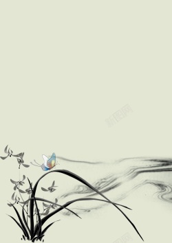 中国山水水墨装饰背景古风海报背景模板大全高清图片
