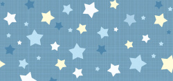 花布纹蓝色卡通星星背景高清图片