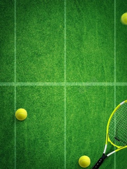 网球梦简约大气网球运动宣传海报高清图片