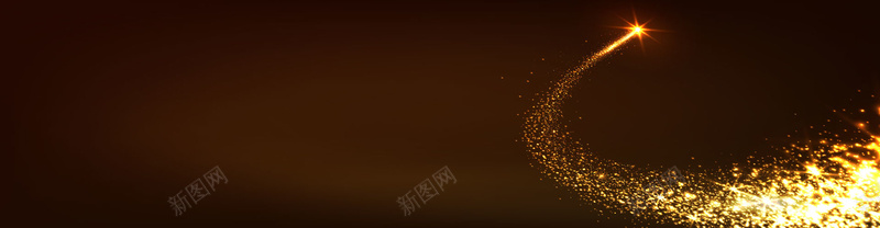 金色许愿星背景矢量图ai设计背景_新图网 https://ixintu.com 818大促 咖啡色 天猫818 星光 许愿 金色 闪烁 矢量图