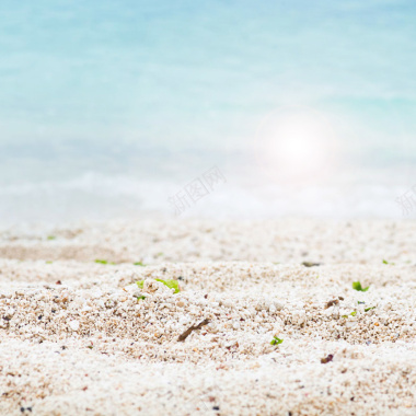 海边沙滩主图背景背景