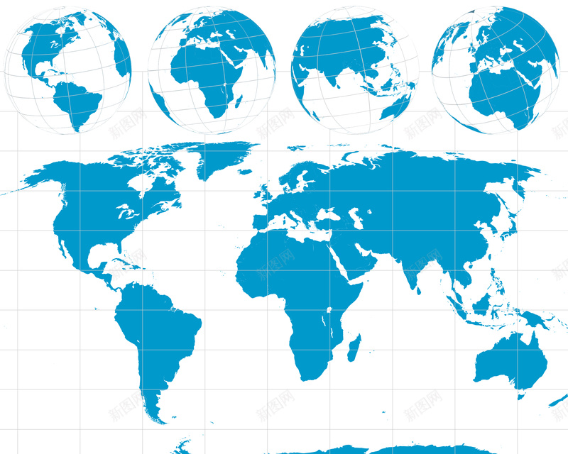 世界地图与地球简约矢量背景ai设计背景_新图网 https://ixintu.com 世界地图 商务 喜欢 地球 地理 时区 白色 矢量地球 矢量素材 科幻知识 科技 科技海报 简约 网格 矢量图