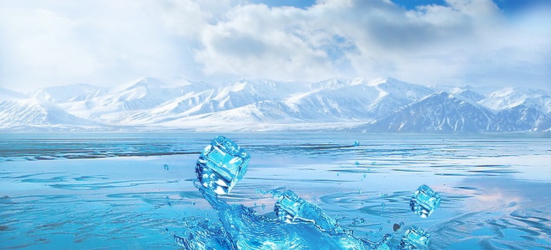 雪山冰山摄影图片
