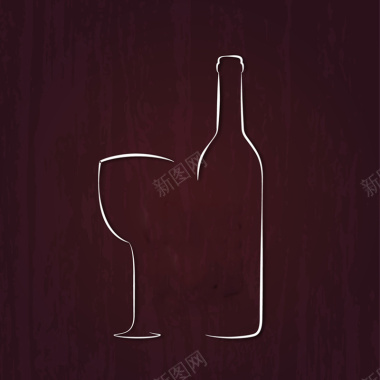 葡萄酒俱乐部海报矢量背景背景