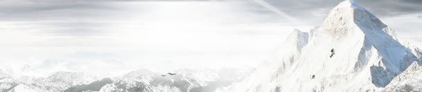 雪山冬季服装背景banner背景