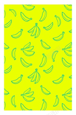 简约香蕉水果广告矢量图背景
