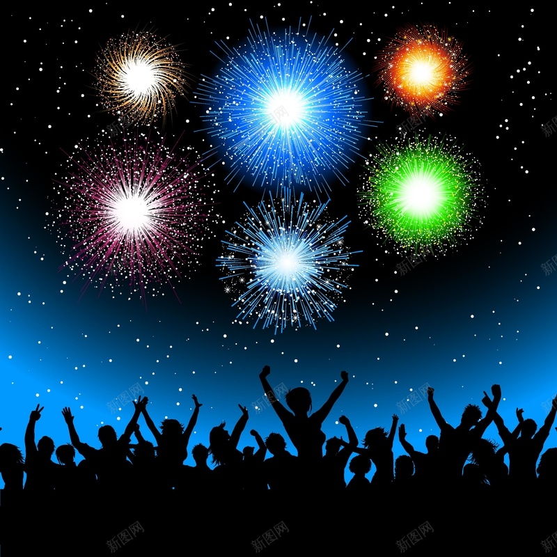 激情狂欢烟火夜晚背景矢量图ai设计背景_新图网 https://ixintu.com 夜晚 海报 激情 烟火 狂欢 矢量 素材 背景 矢量图